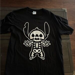 Disney Skeleton Stich Graphic T-Shirt